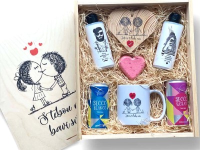 Dárkový box pro zamilované – romantický dárek z lásky