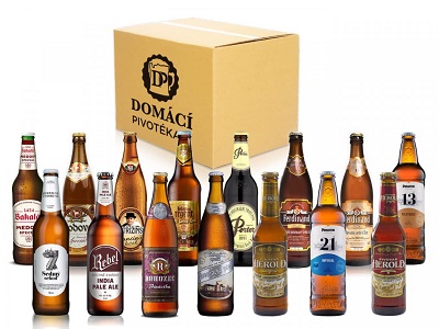 Dárkové balení s 15 různými speciálními pivy - dárek k 50. narozeninám