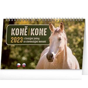 Dárek s motivem koně - Kalendář s obrázky koní