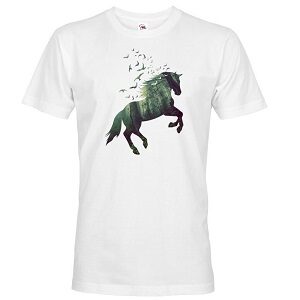 Dárek pro milovníky koní - Tričko s potiskem koně