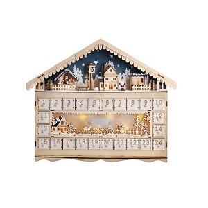 Dřevěný kalendář Horská chata