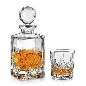 Křišťálový whisky set - luxusní dárky pro muže